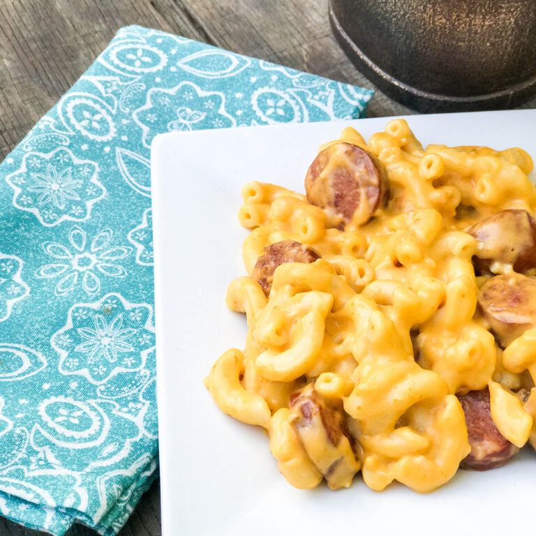 Pumpkin Sausage Mac and Cheese