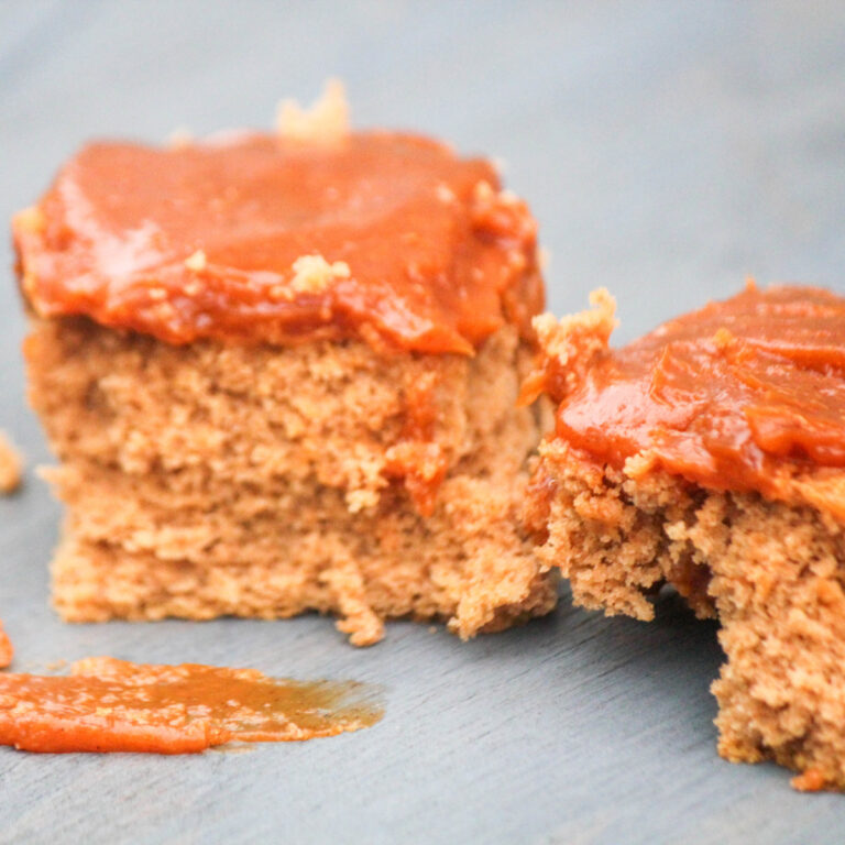 Pumpkin Spice Poke Cake