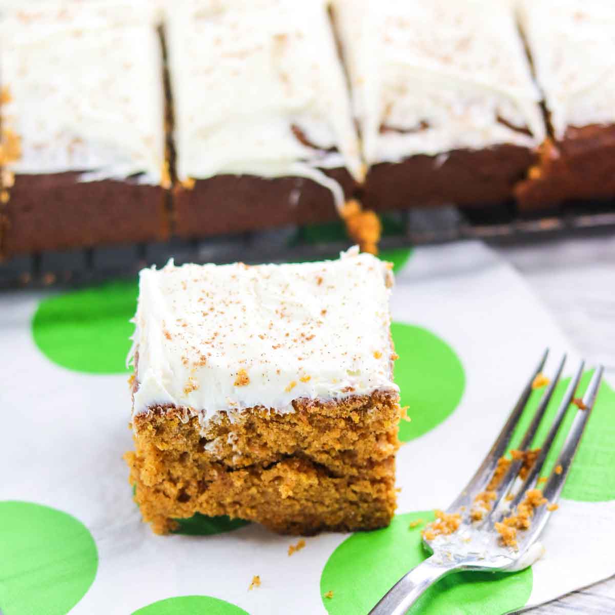 Pumpkin Spice Sheet Cake