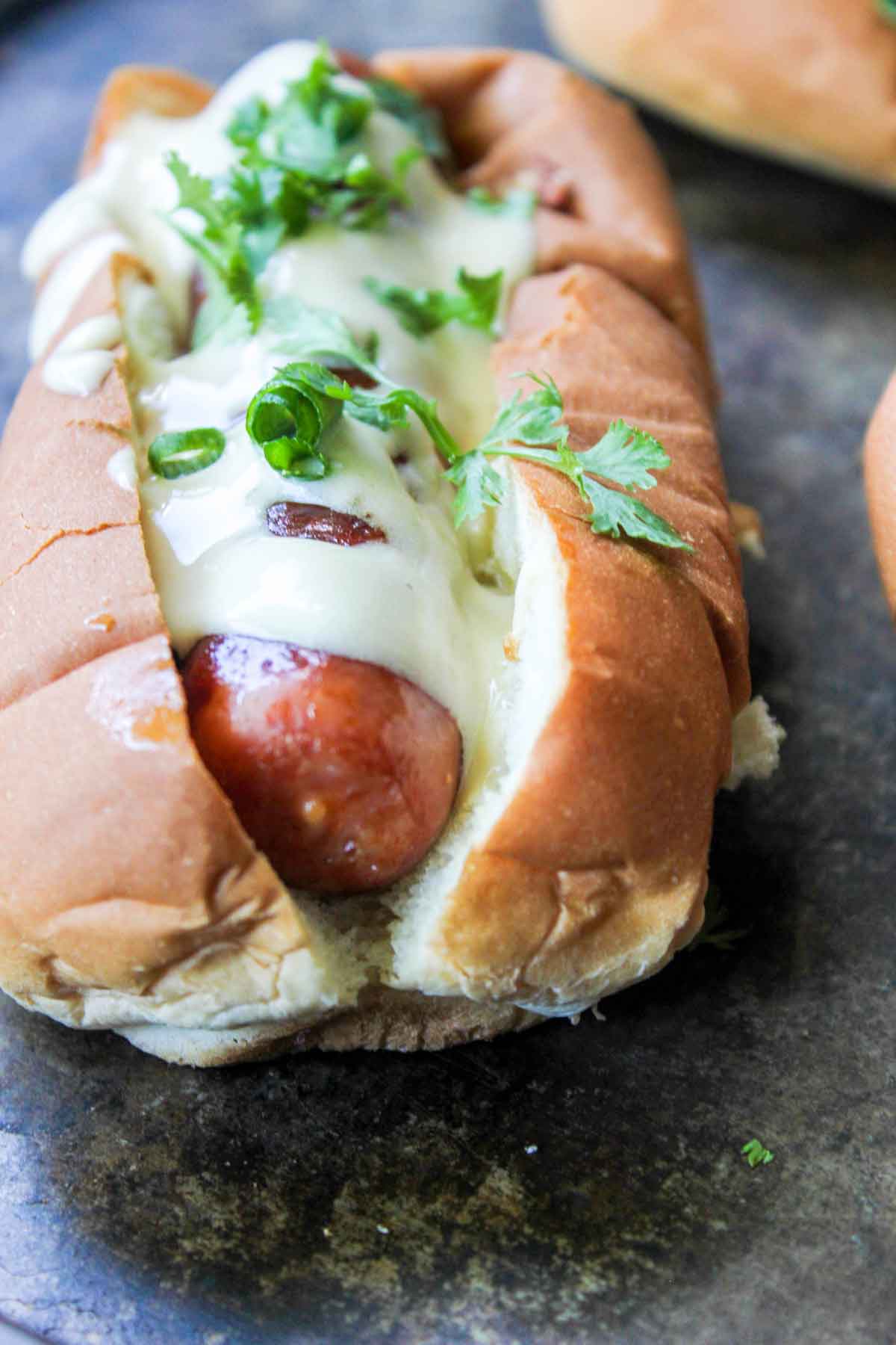 Queso Kielbasa Dogs