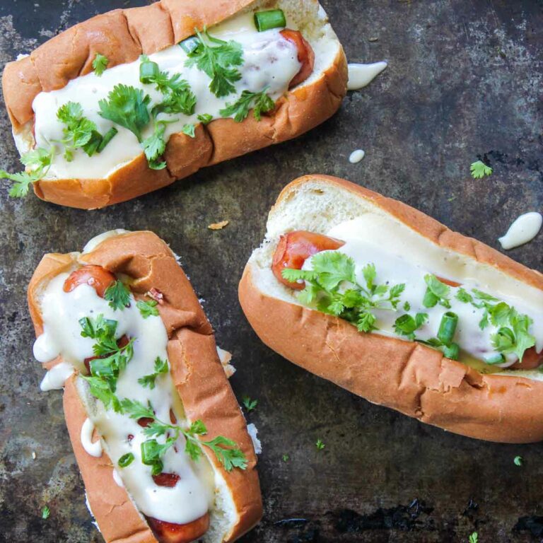 Queso Kielbasa Dogs Featured
