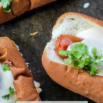 Queso Kielbasa Dogs Pinterest Image