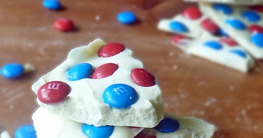 Red White and Blue Bark