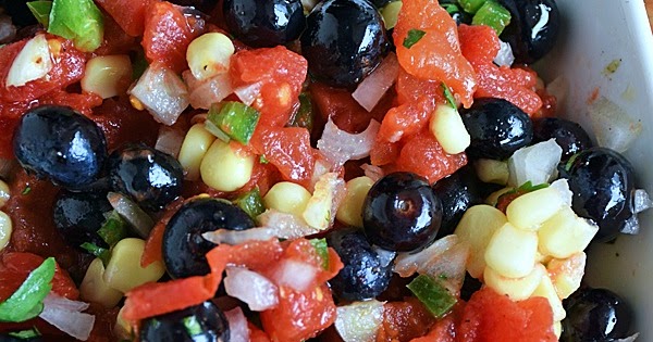 Red White and Blueberry Salsa
