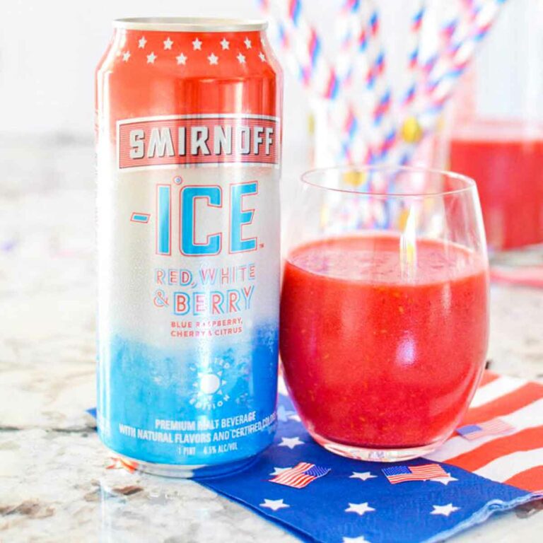 Red White & Berry Slushie