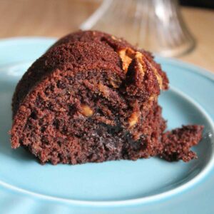 Reese's Chocolate Peanut Butter Bundt Cake