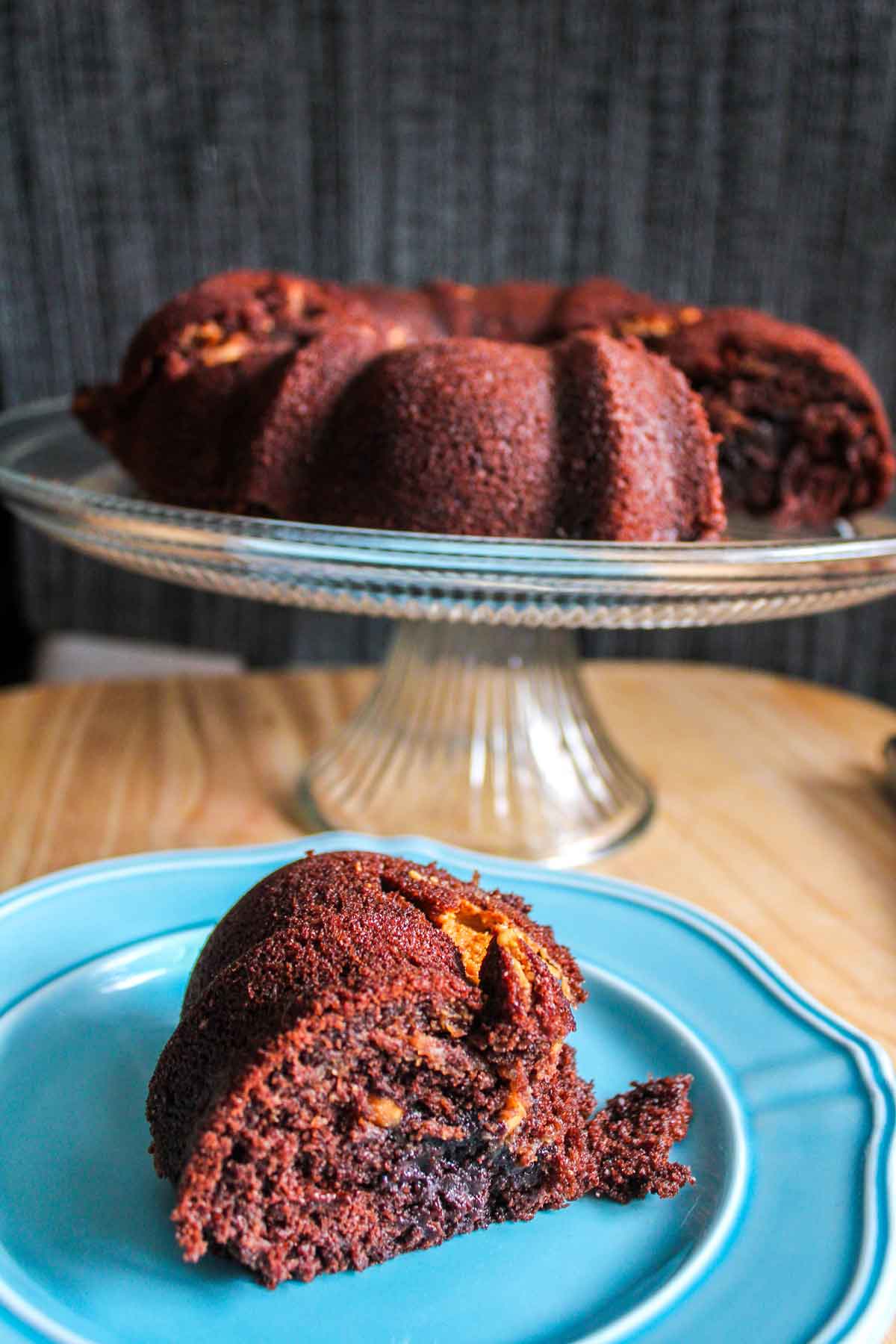 Reese's Chocolate Peanut Butter Bundt Cake