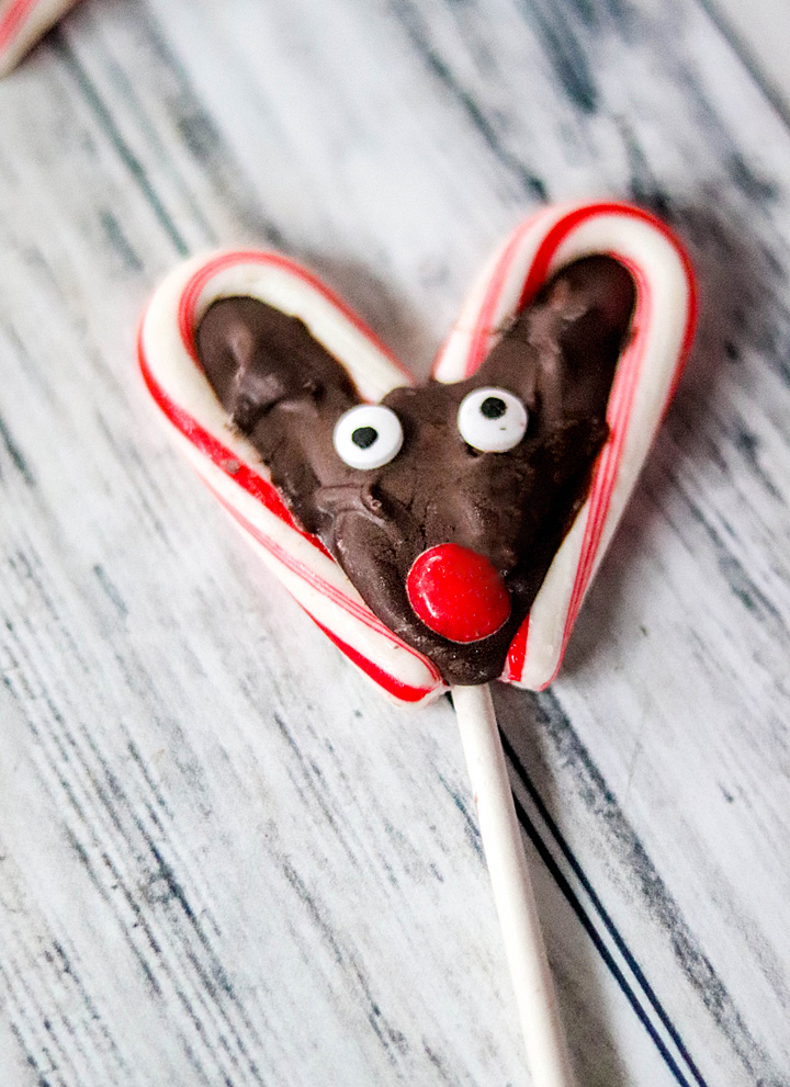 Reindeer Candy Cane Pops