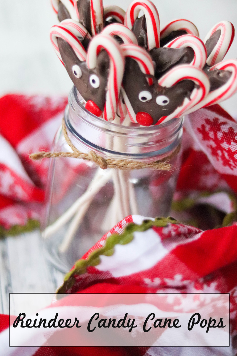 Reindeer Candy Cane Pops