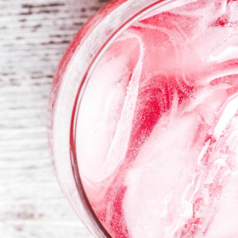 Rhubarb Elderberry Cocktail Featured Image