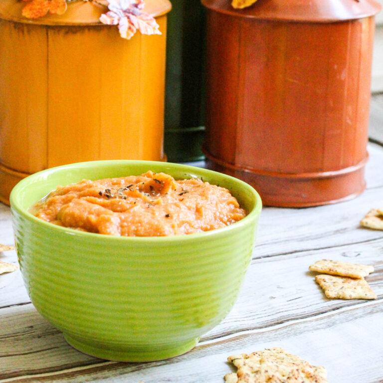 Roasted Garlic Cauliflower Pumpkin Soup Featured Image