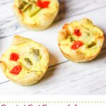 Roasted Red Pepper Asparagus Mini Tarts