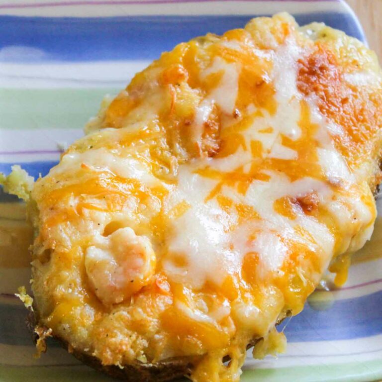 Shrimp Stuffed Twice Baked Potatoes