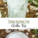 Skinny Rosemary Lime Vodka Fizz
