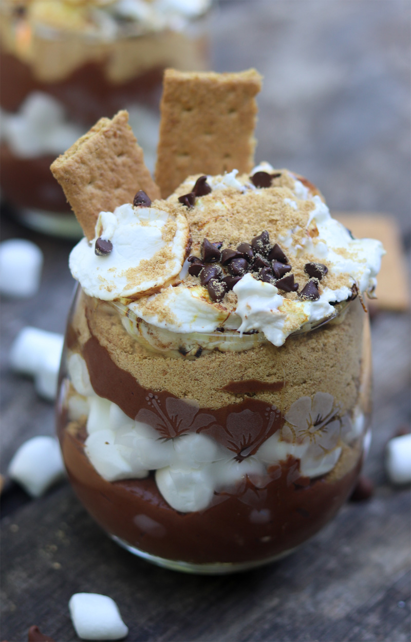 S'mores Mousse Parfaits