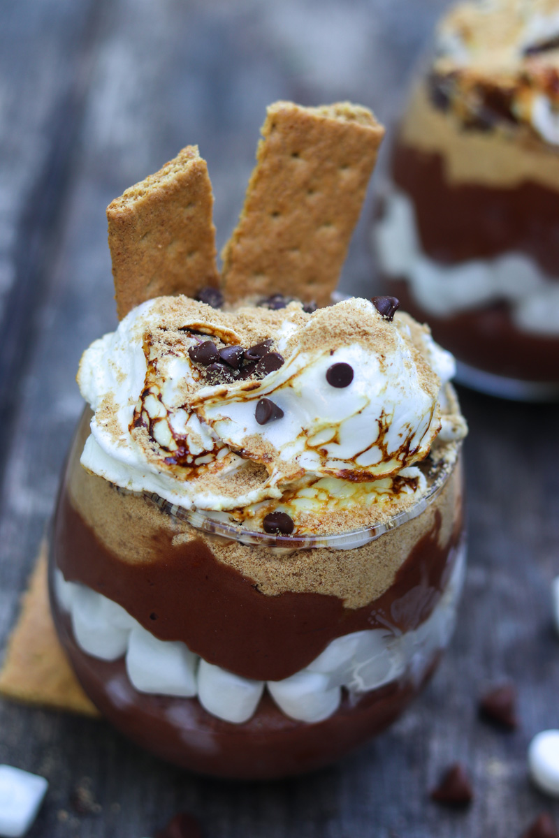 S'mores Mousse Parfaits