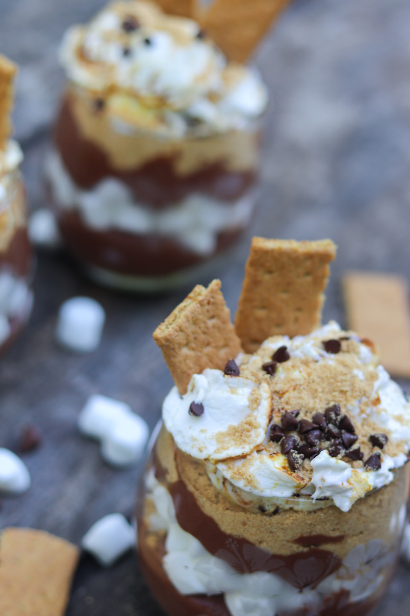 S'mores Mousse Parfaits
