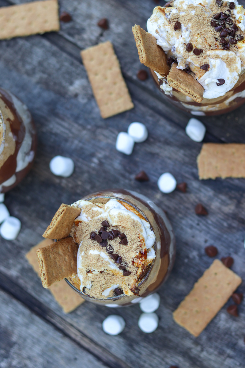 S'mores Mousse Parfaits