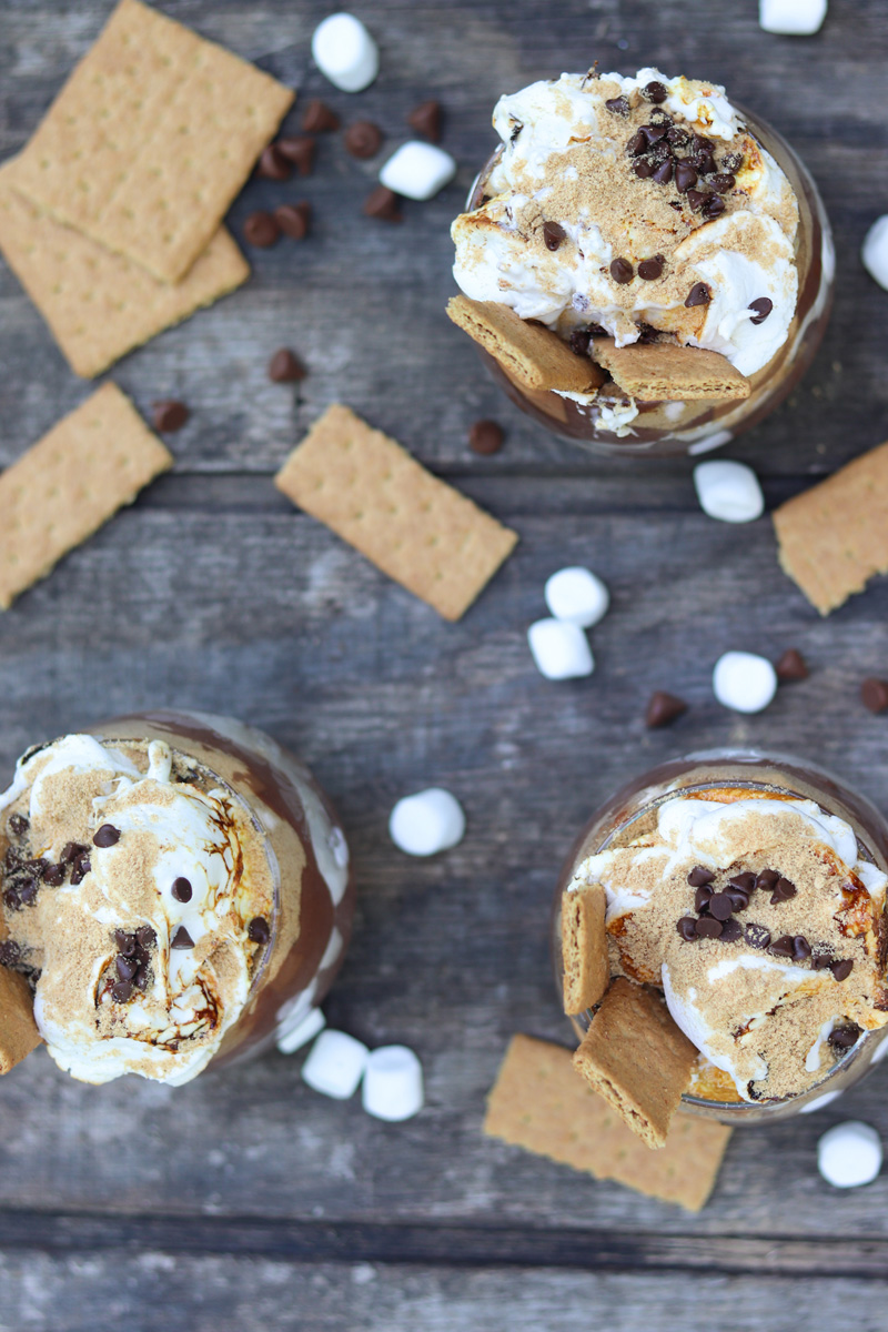 S'mores Mousse Parfaits