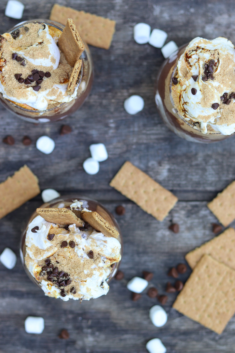 S'mores Mousse Parfaits