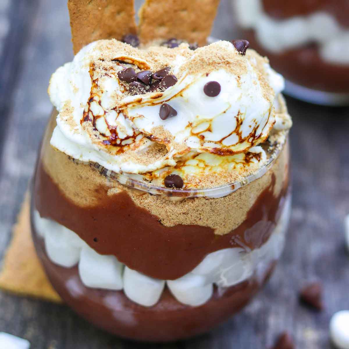 S'mores Mousse Parfaits FEATURED IMAGE