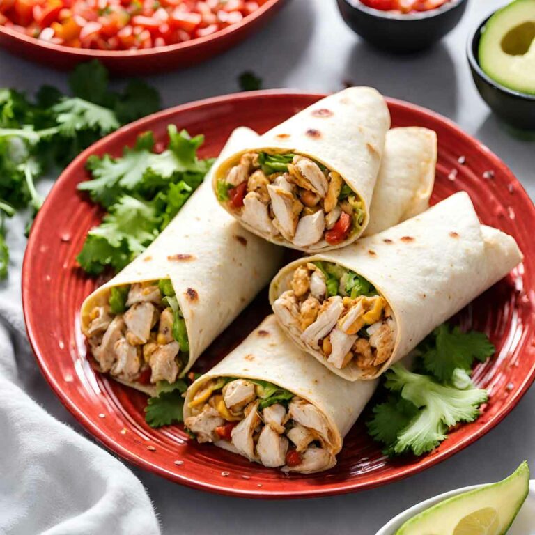 Southwestern Chicken Wraps Featured Image