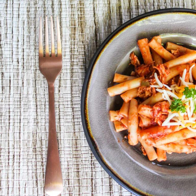 Southwestern Spicy Chicken Ziti Pasta