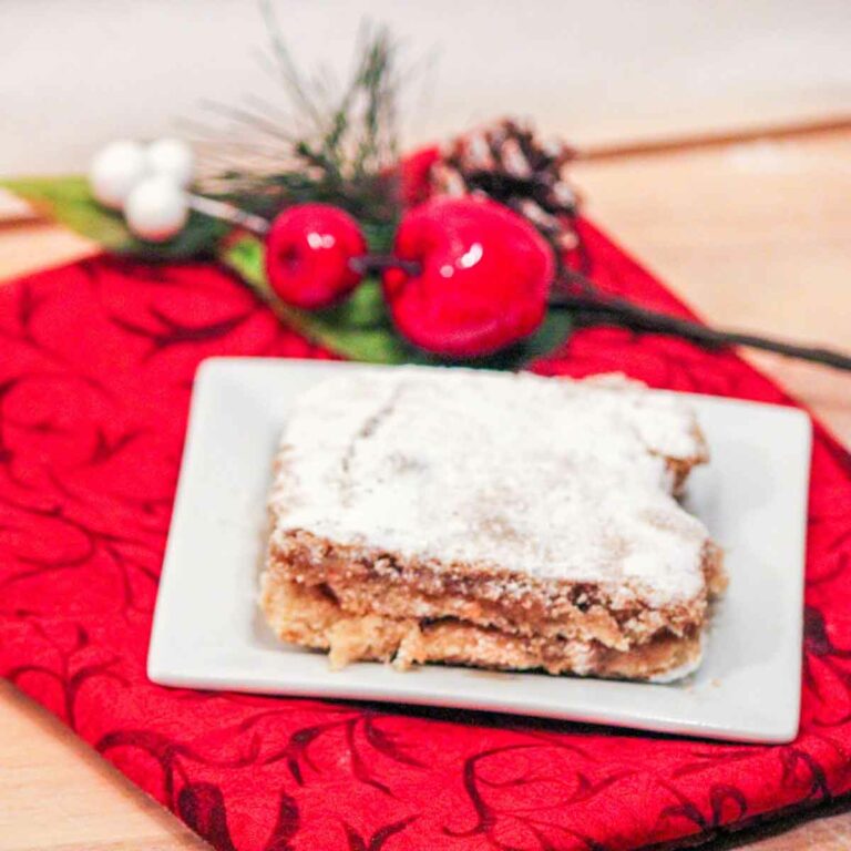 Spiced Gingerbread Gooey Butter Cake Featured Image