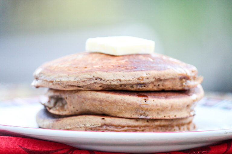 Spiced Gingerbread Pancakes