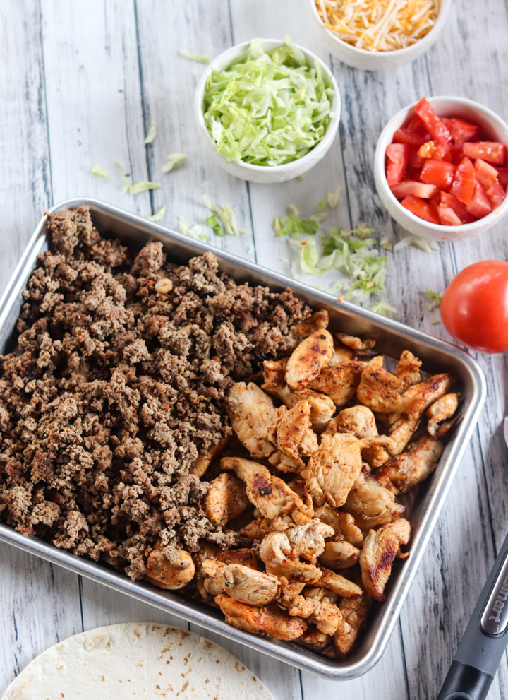 Spicy Cajun Griddle Chicken Tacos