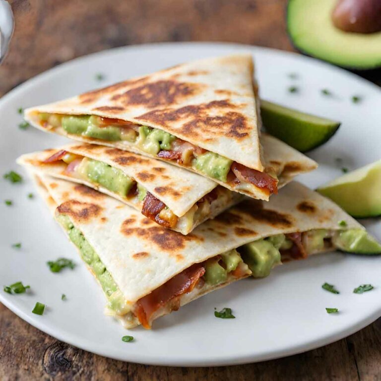 Spicy Ranch Bacon Avocado Quesadilla