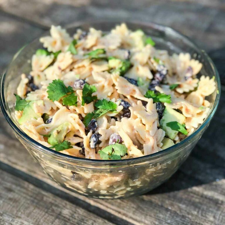 Spicy Ranch Black Bean Salad with Avocado Cilantro and Lime