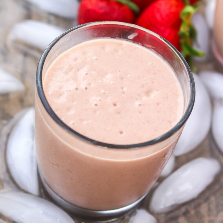 Strawberry Avocado Smoothies