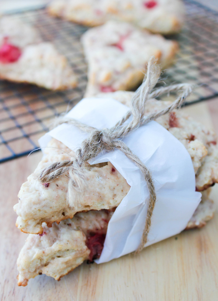 Strawberry Banana Scones