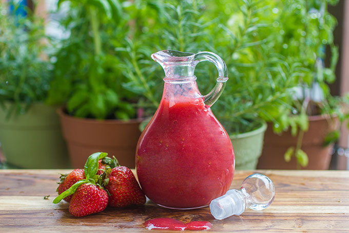 Homemade Strawberry Basil Syrup Recipe