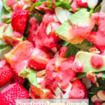 Strawberry Lemon Avocado Spinach Salad