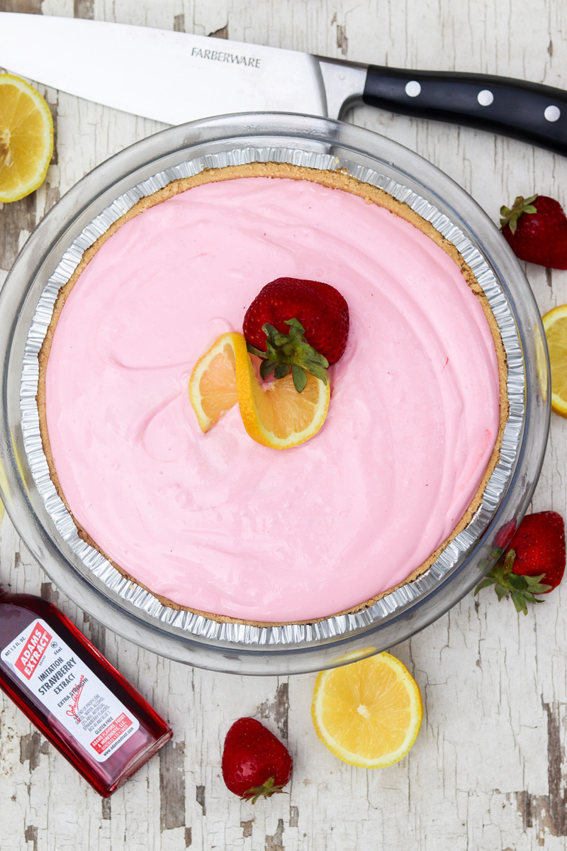 Strawberry Lemonade Pie