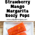 Strawberry Mango Margarita Popsicles