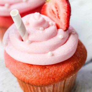 Strawberry Margarita Cupcakes