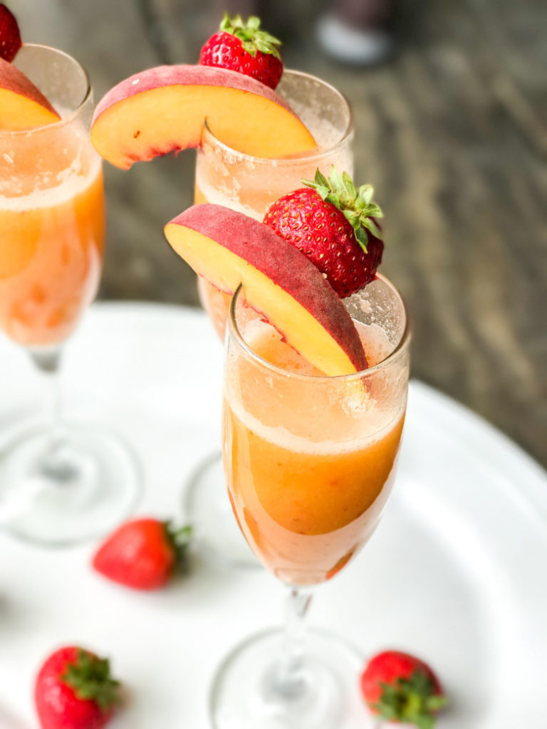 Strawberry Peach Bellini Strawberry Peach Bellini