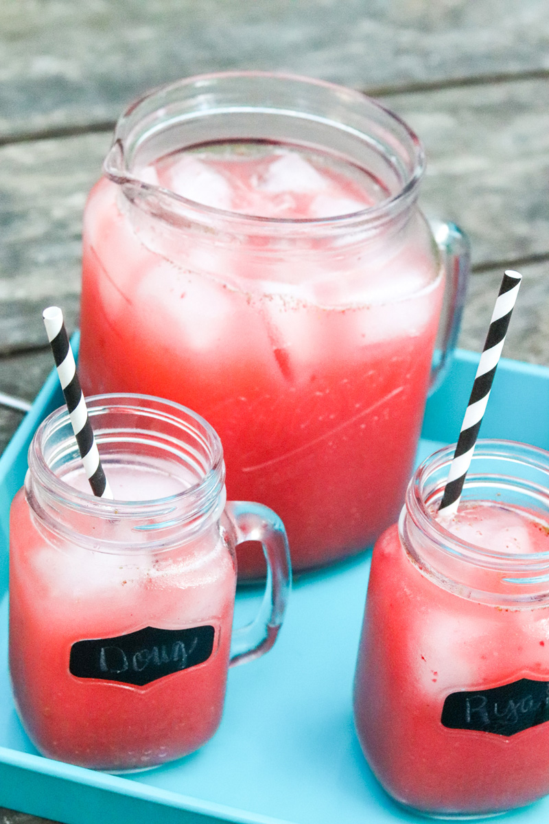 Strawberry Rosé Wine Punch