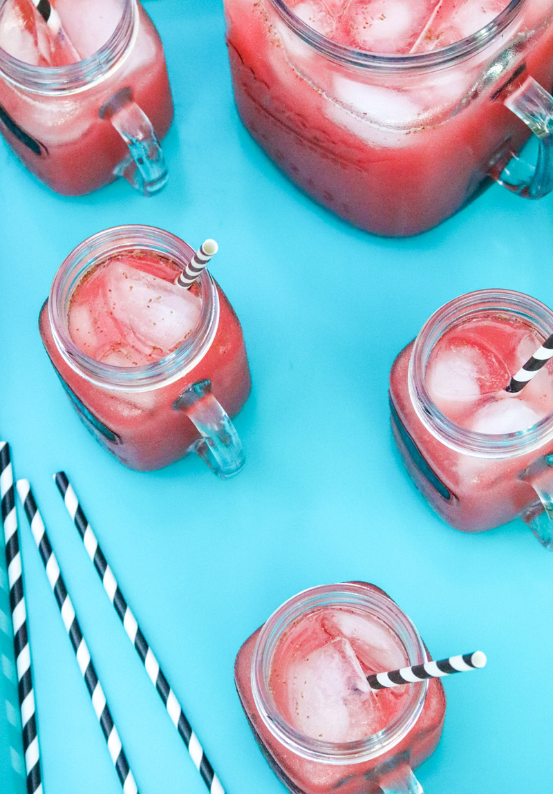 Strawberry Rosé Wine Punch