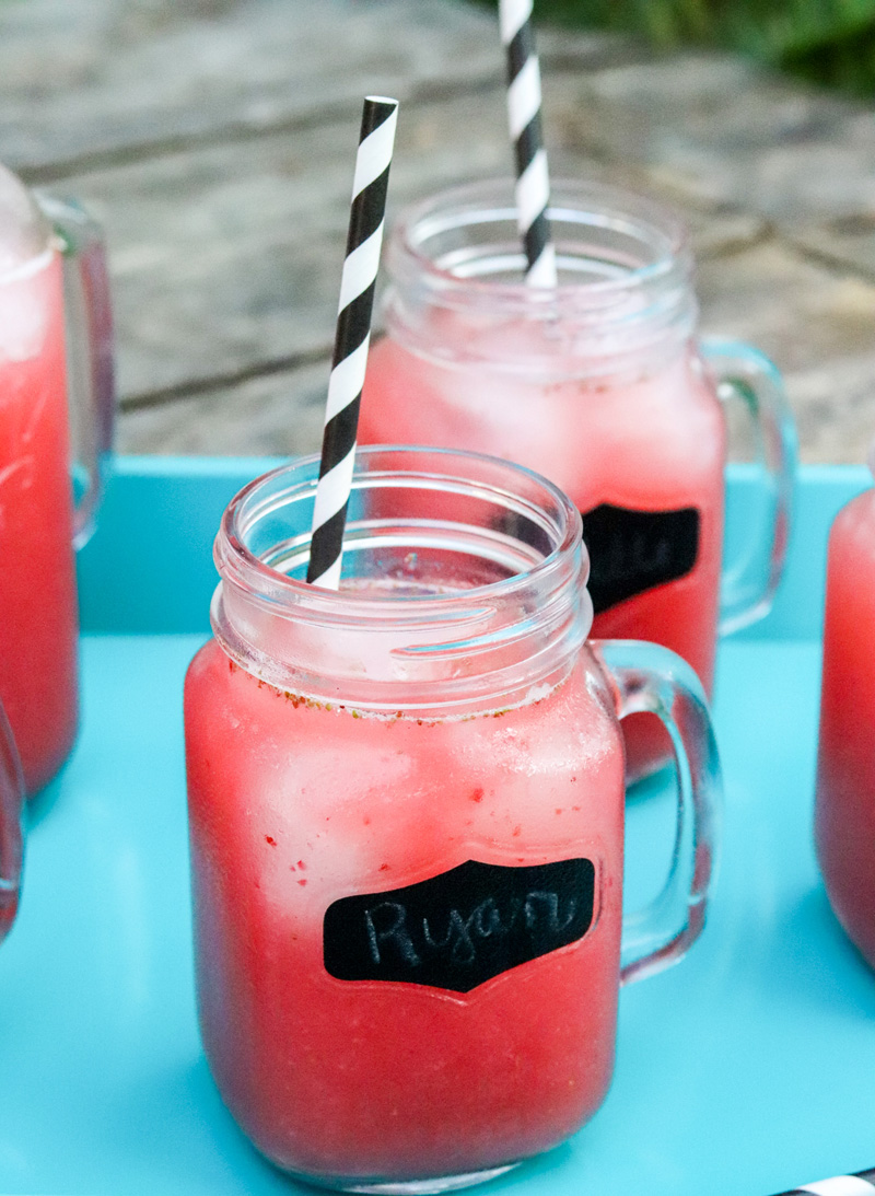 Strawberry Rosé Wine Punch