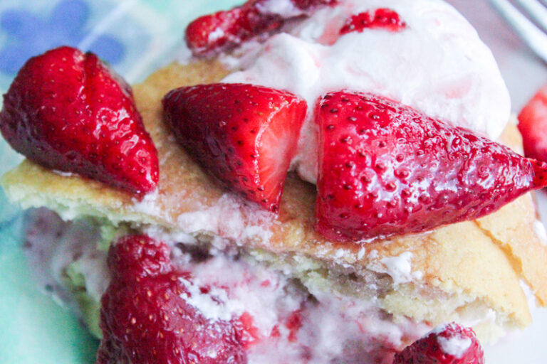 Strawberry Shortcake with Strawberry Whipped Cream