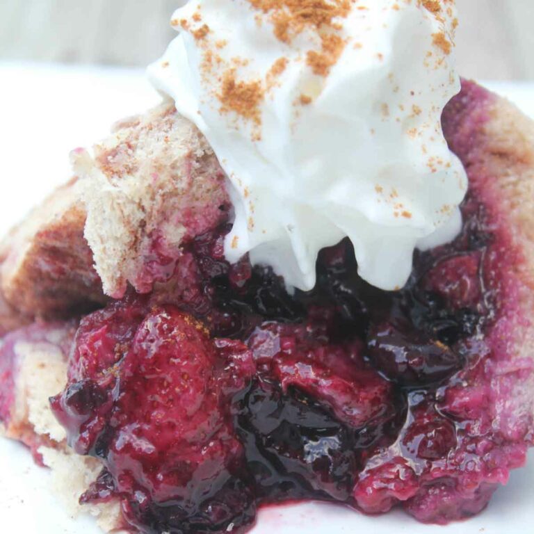 Summer Berry Cinnamon Bread Pudding