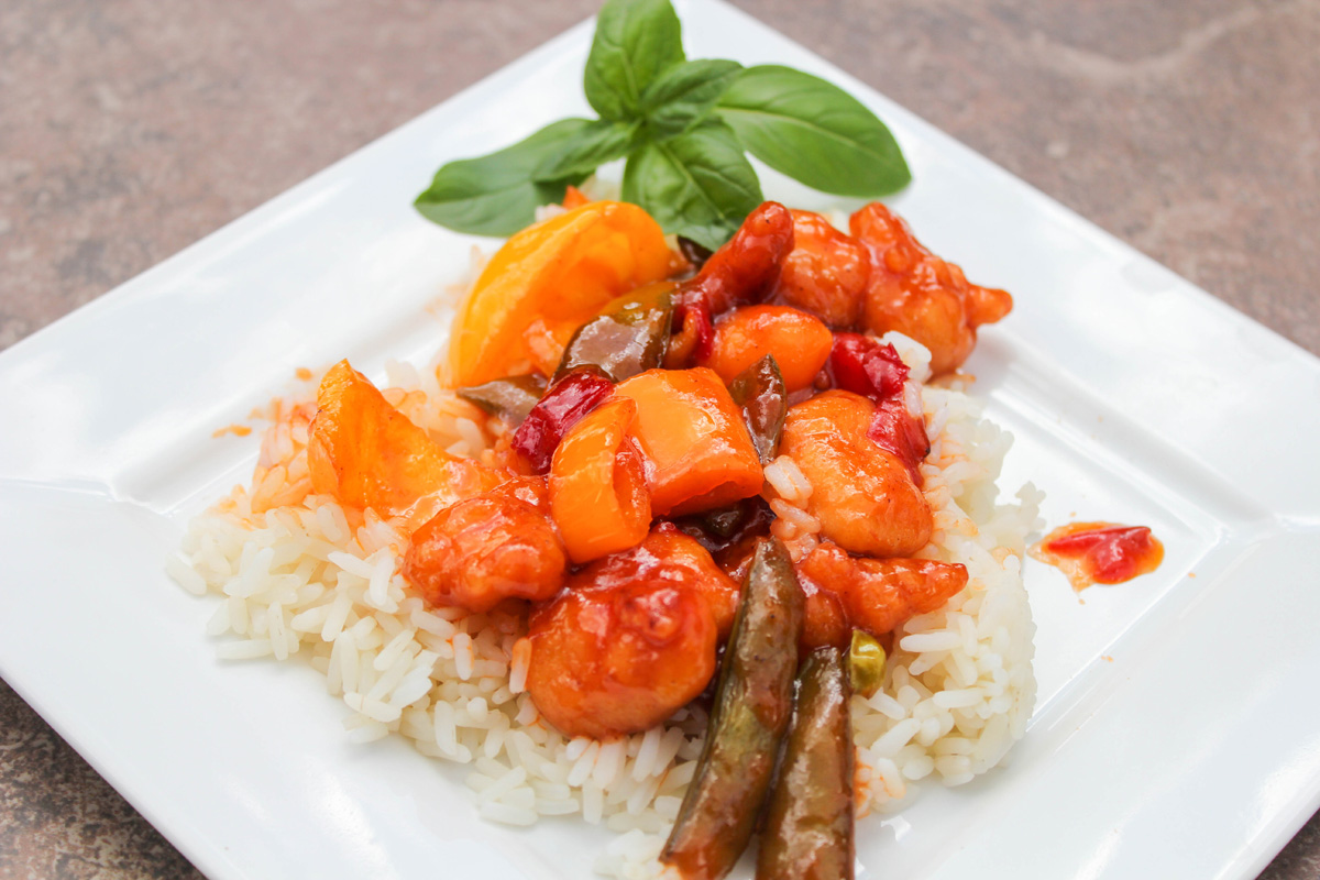Sweet and Sour Chicken and Bell Peppers