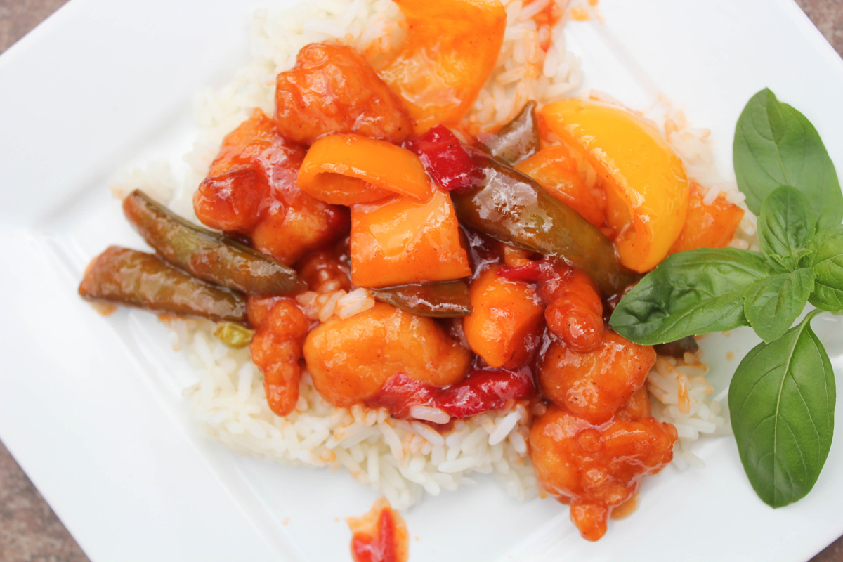 Sweet and Sour Chicken and Bell Peppers