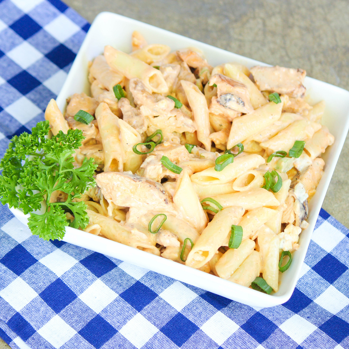 Buffalo Chicken Pasta Salad