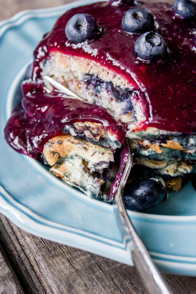 The Best Blueberry Pancakes