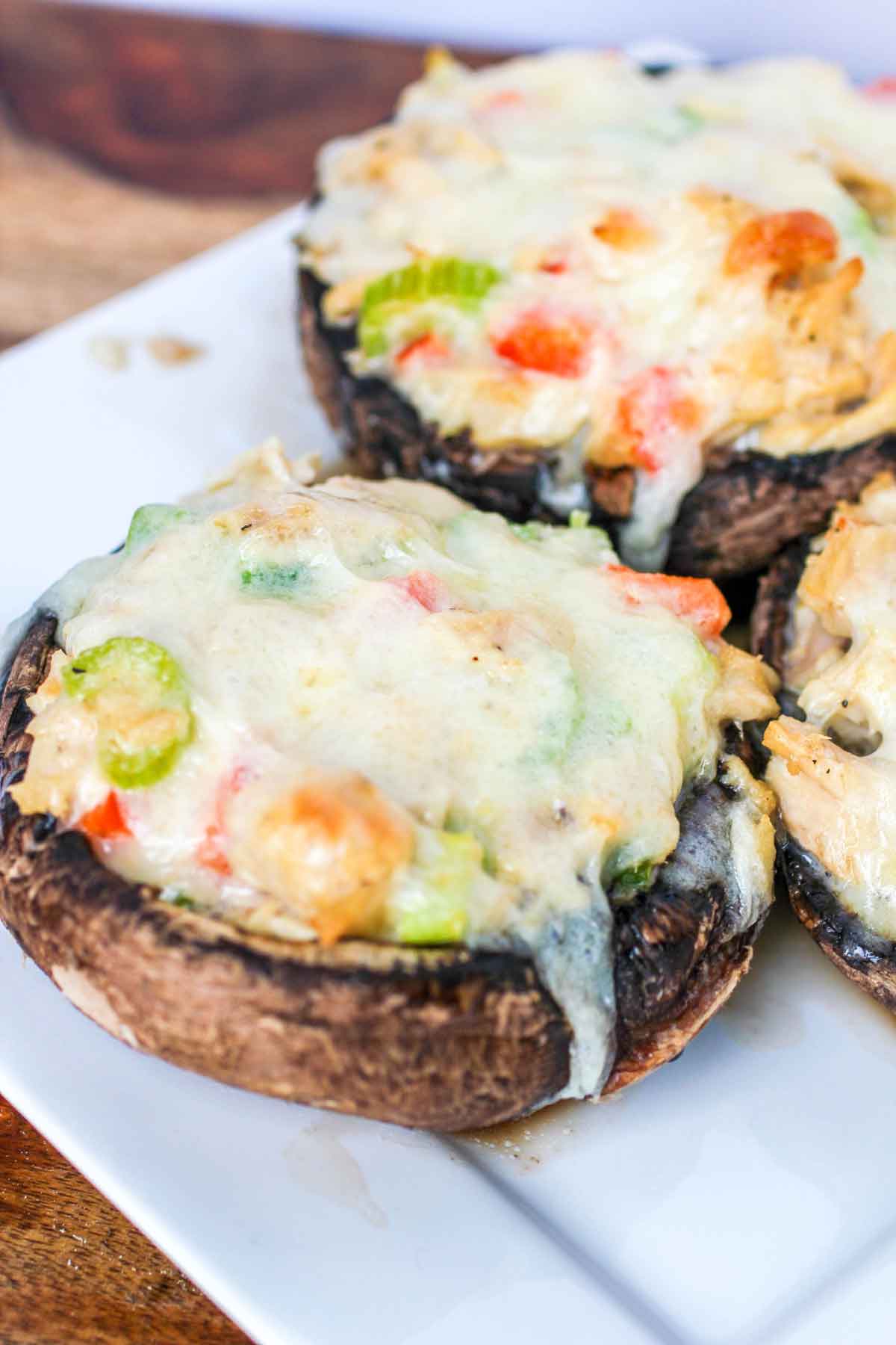 Tuna Stuffed Portabella Mushrooms Hero Image